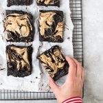 vegan carob chocolate brownies sweet potato